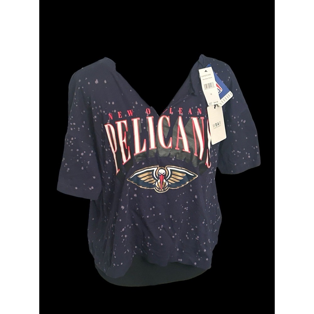 New Orleans Pelicans Wear By Erin Andrews NBA Women's Shirt Medium NWT‎